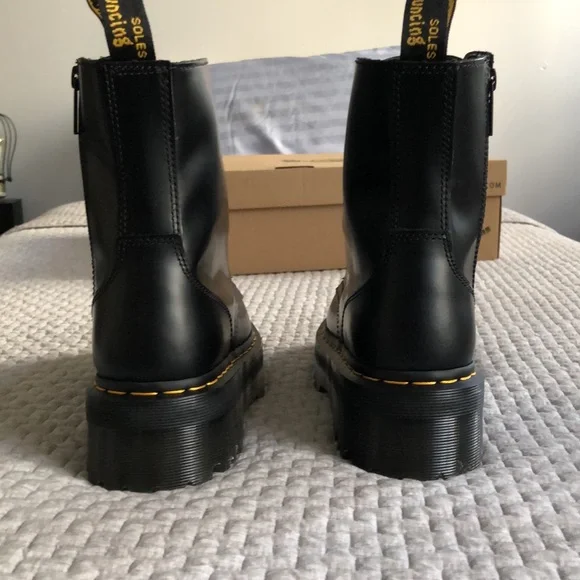 Jadon Smooth Leather Platform Boots // Size 8 - Picture 5 of 9